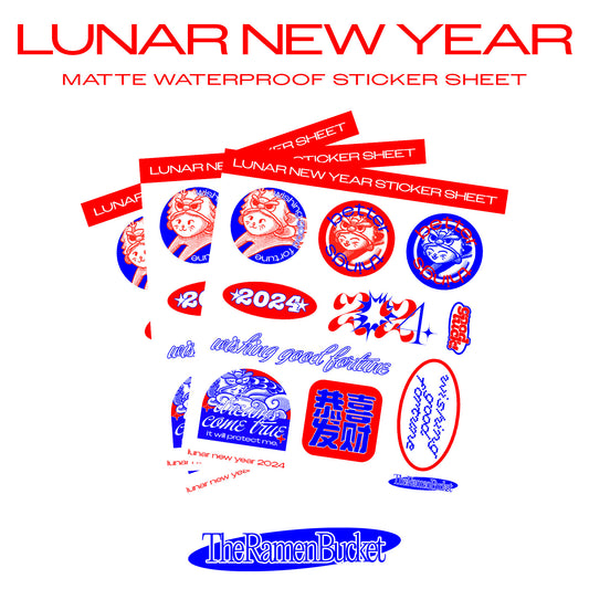 [PRE-ORDER] Lunar New Year Sticker Sheet